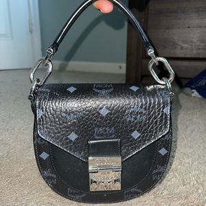 Black MCM Patricia crossbody bag